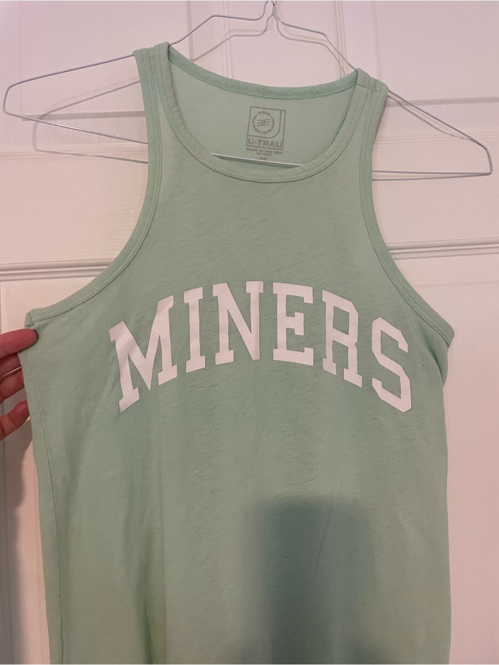 MINERS Graphic Tank Top - Mint Green